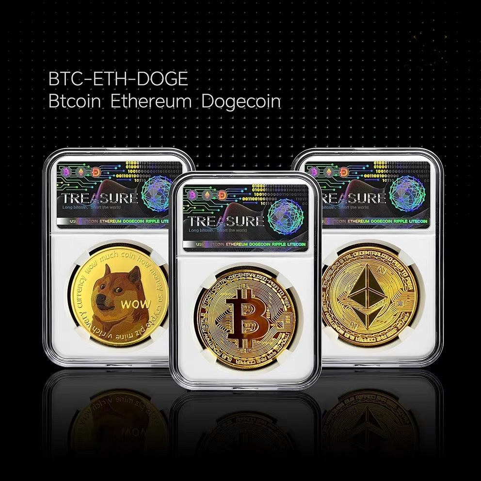 Bitcoin Commemorative Coin - A Solid Token of a Digital Age