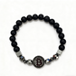 Bitcoin Bracelet Double Black