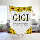 Personalized  Flora Mom/Nana/Auntie We Love You Blanket｜11042210