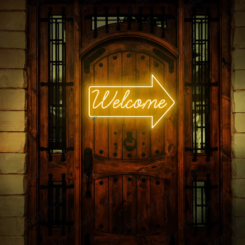 Welcome Neon Sign | Professional Business Welcome Neon Signs - Increase Brand Visibility & Attract Customers - NeonTitle