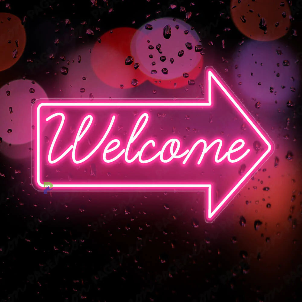 Welcome Neon Sign | Professional Business Welcome Neon Signs - Increase Brand Visibility & Attract Customers - NeonTitle
