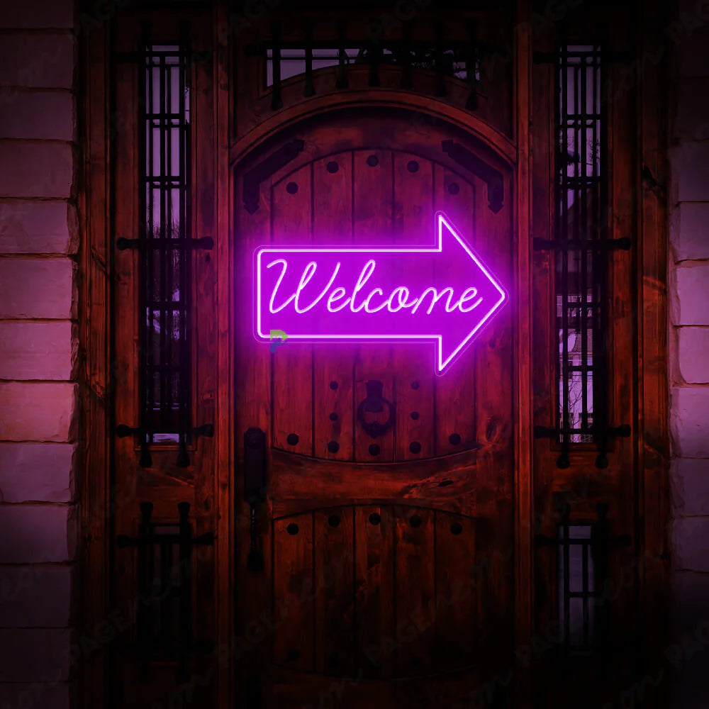 Welcome Neon Sign | Professional Business Welcome Neon Signs - Increase Brand Visibility & Attract Customers - NeonTitle