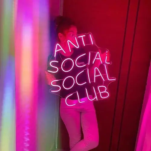 Boost Your Space with an Anti Social Social Club Neon Sign - Elevate the Vibe of Your Club - NeonTitle
