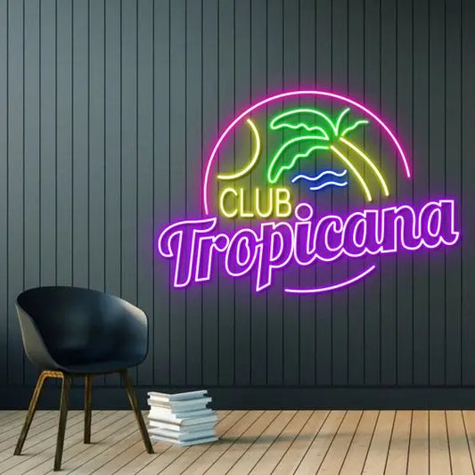 Discover the Exquisite Club Tropicana Neon Sign for a Captivating Ambiance - NeonTitle