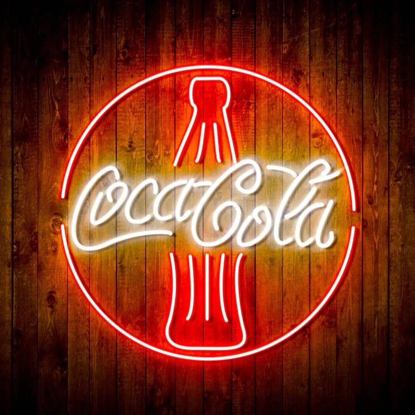 Coca Cola Neon Sign - Authentic Vintage Brand Memorabilia for Collectors and Enthusiasts III - NeonTitle