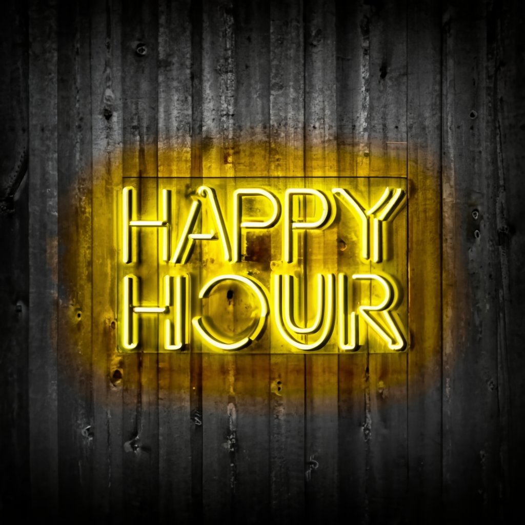 Bar Happy Hour Neon Sign - Professionally Designed for a Lively Atmosphere - NeonTitle