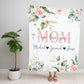 Personalized  Flora Mom/Nana/Auntie We Love You Fmaily Blanket