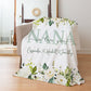 Personalized  Flora Mom/Nana/Auntie We Love You Blanket Green Floral