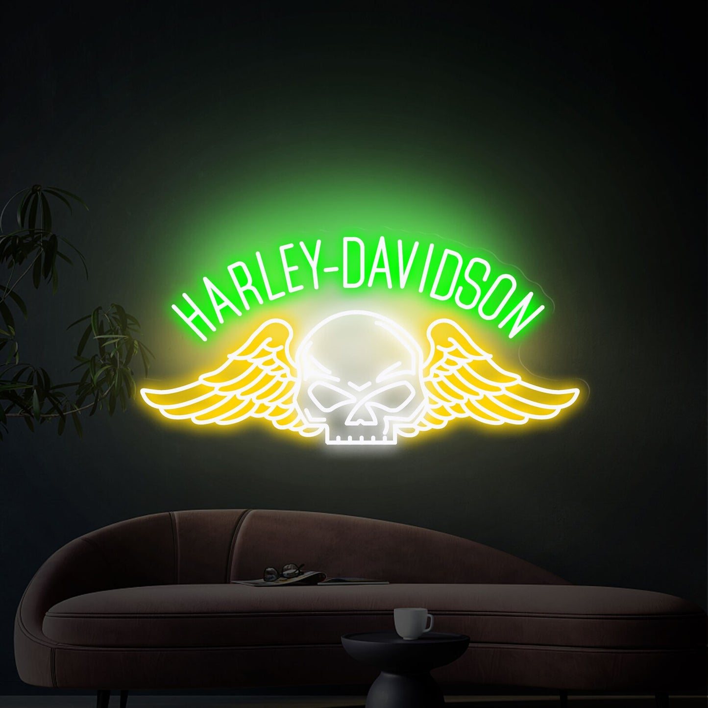 Brand New Harley Davidson Neon Sign - High Quality & Bright. Perfect Addition to Your Collection II - NeonTitle