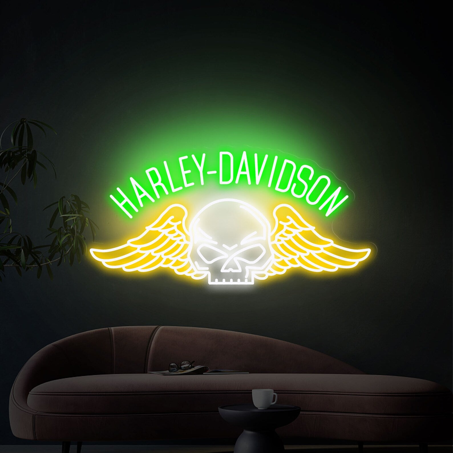 Brand New Harley Davidson Neon Sign - High Quality & Bright. Perfect Addition to Your Collection II - NeonTitle