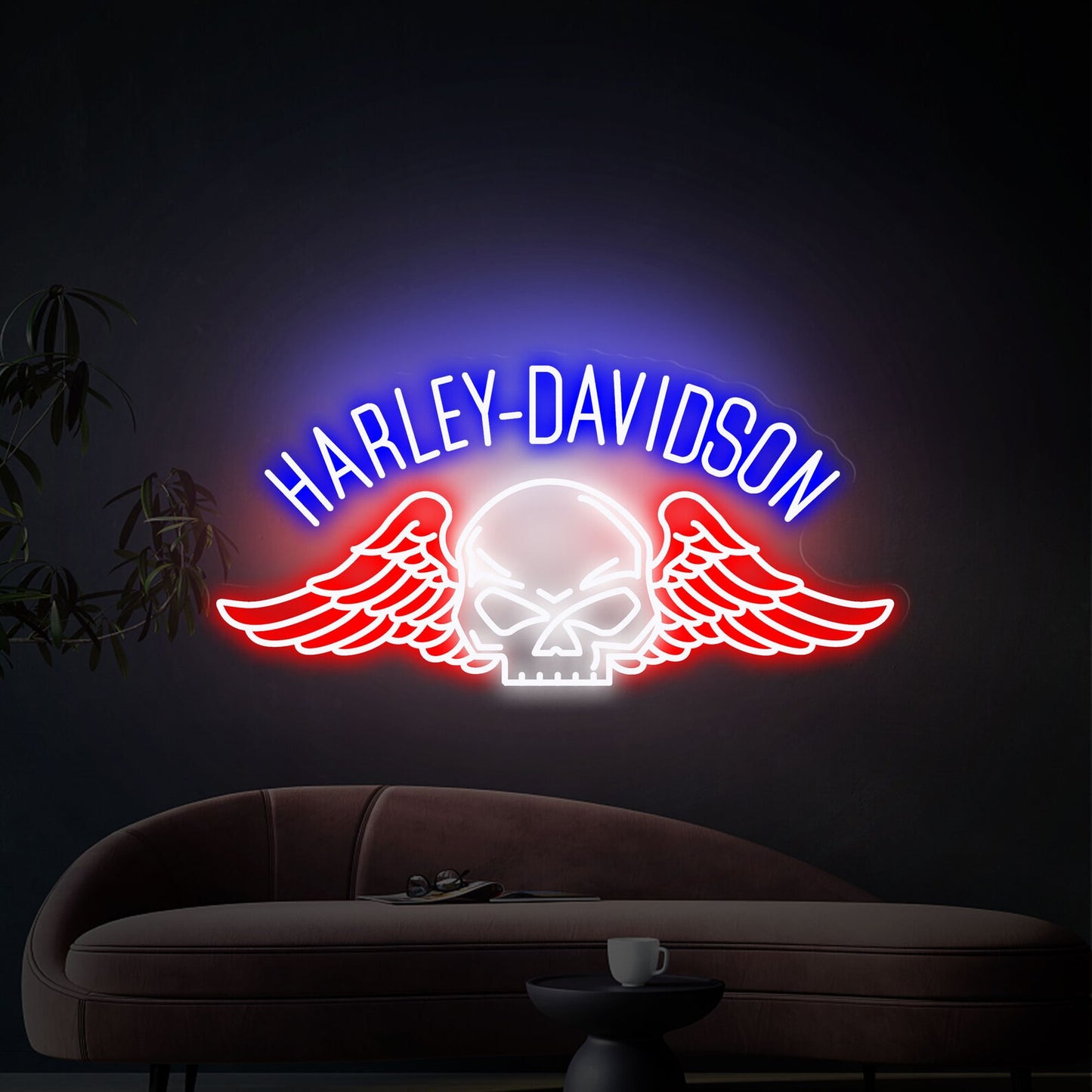 Brand New Harley Davidson Neon Sign - High Quality & Bright. Perfect Addition to Your Collection II - NeonTitle