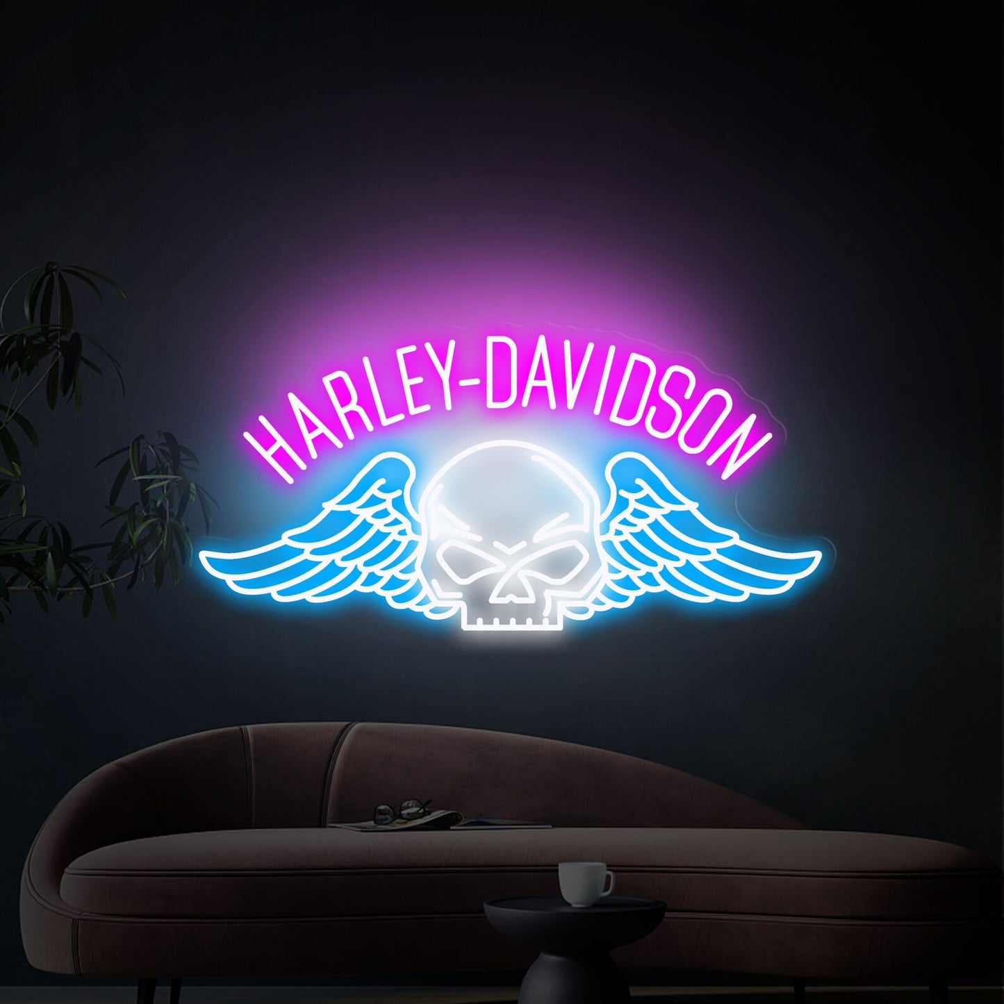 Brand New Harley Davidson Neon Sign - High Quality & Bright. Perfect Addition to Your Collection II - NeonTitle