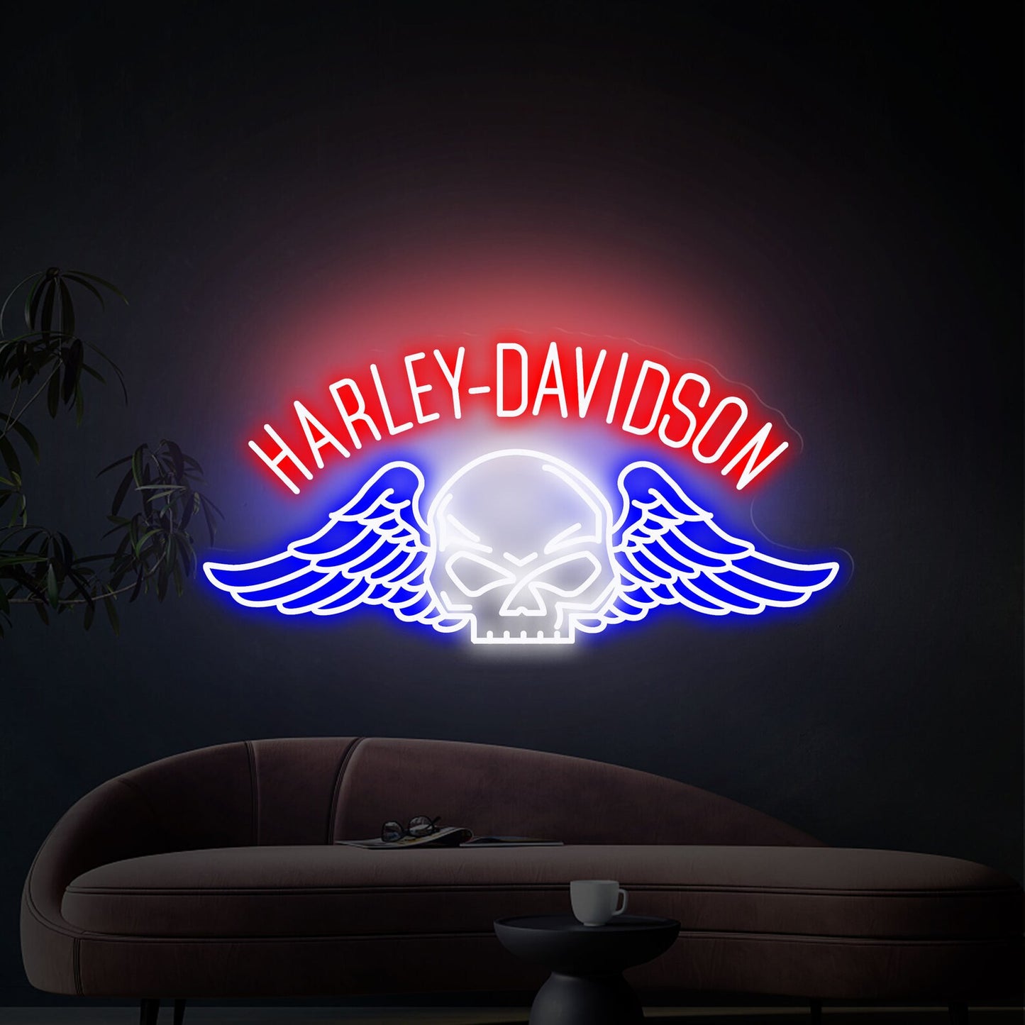 Brand New Harley Davidson Neon Sign - High Quality & Bright. Perfect Addition to Your Collection II - NeonTitle