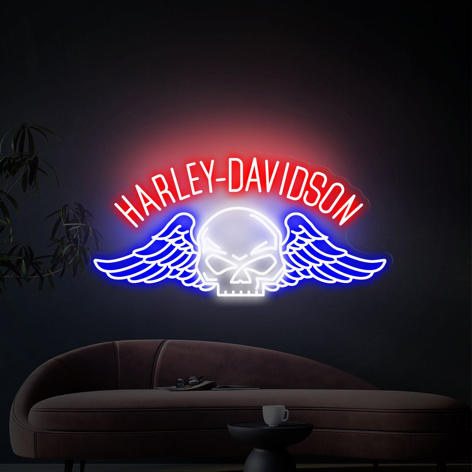Brand New Harley Davidson Neon Sign - High Quality & Bright. Perfect Addition to Your Collection II - NeonTitle