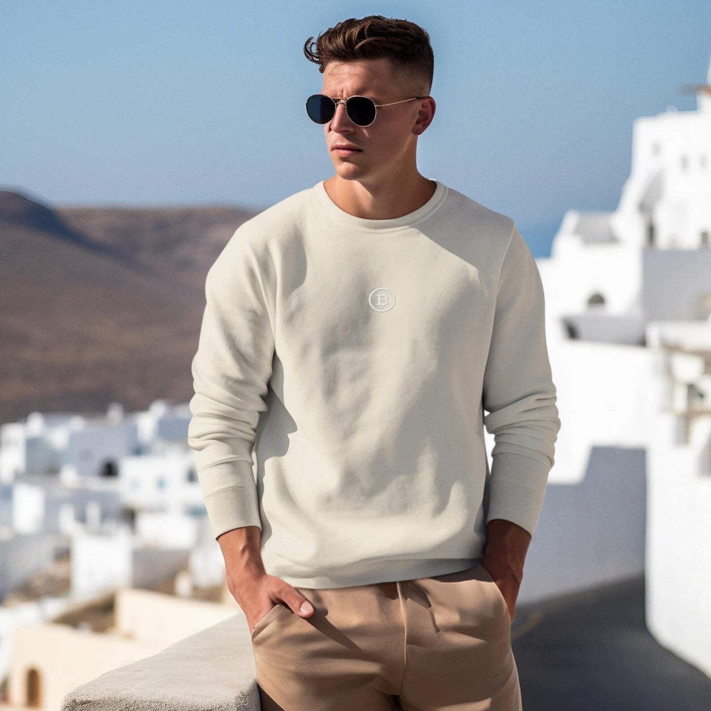 Embroidered Bitcoin Sweatshirt