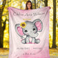 Custom Minky Blankets With Baby's Birth Information