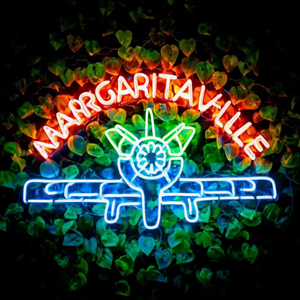 Jimmy Buffett Margaritaville Airplane Neon Sign - NeonTitle