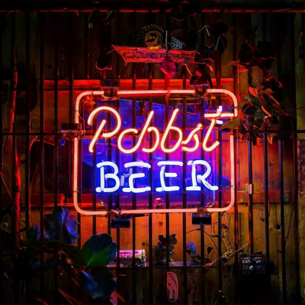 Premium Pabst Beer Neon Sign for Bars - Enhance Your Bar's Ambiance with Authentic Vintage Signage - NeonTitle