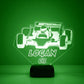 Personalized Color Changing Racing Car Lamborghini Night Lights With Name 7/16 Colors III27