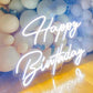 28 Inches Large Happy Birthday LED Neon Sign - NeonTitle