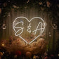 Heart Neon Signs | Custom Neon Signs for Weddings and Home Decor - NeonTitle